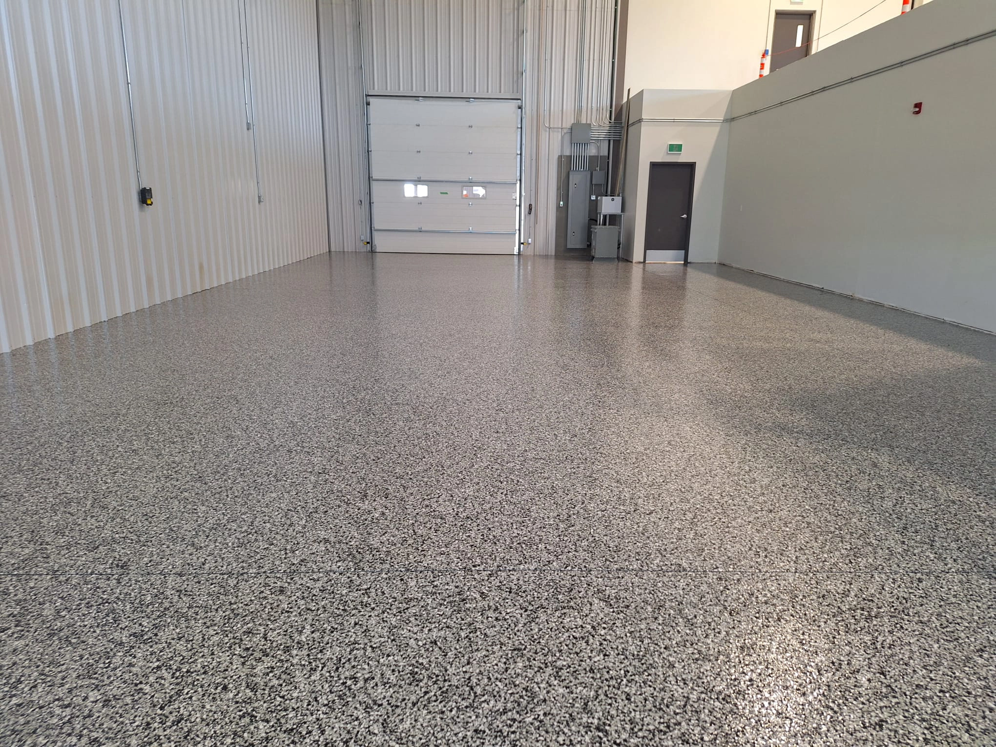 A Winnipeg warehouse with an epoxy floor coating.